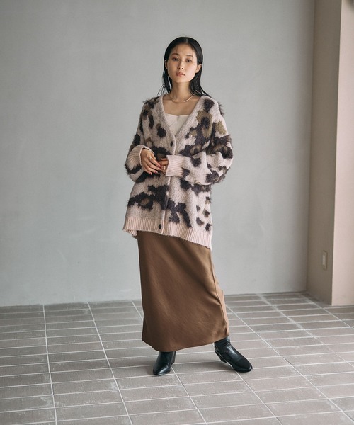 レプシィム　5ゲージ柄シャギーVカーディガン 5ゲージ柄シャギーVカーディガン【新色&追加予約】 | [公式]レプシィム