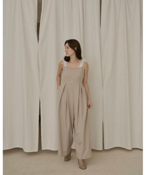 NOTREemor（ノートルエモア）の「shoulder fur all in one（ワンピース・レディース・キナリ/ダークブラウン・SMALL/MEDIUM）」の15枚目の写真