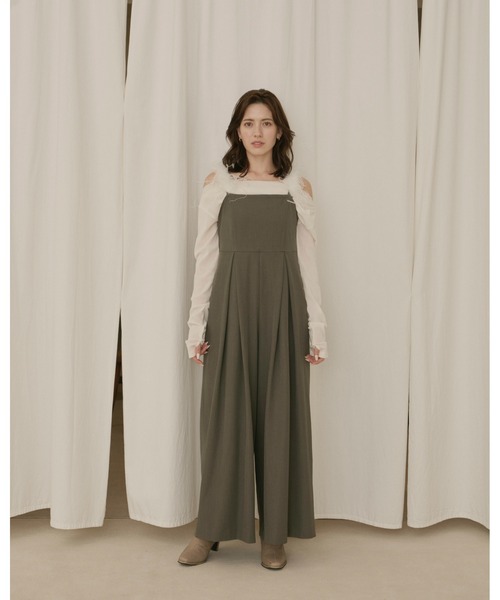 NOTREemor（ノートルエモア）の「shoulder fur all in one（ワンピース・レディース・キナリ/ダークブラウン・SMALL/MEDIUM）」の9枚目の写真