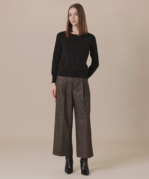 MACKINTOSH LONDON（マッキントッシュ ロンドン）の「【WEB・一部店舗限定】クリアニットプレーンプルオーバー（ニット/セーター・レディース・パープル系その他4/オフホワイト/ライトブルー/ブラック・38）」の16枚目の写真