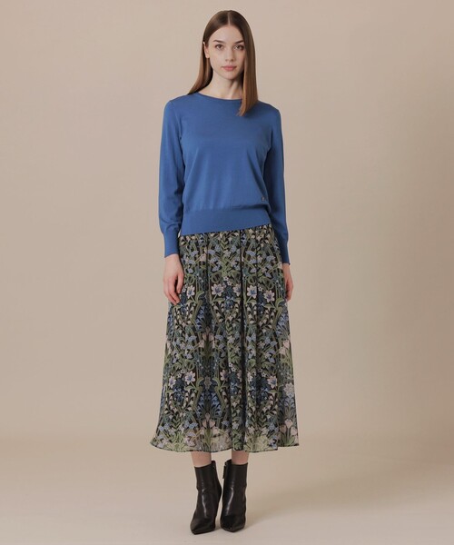 MACKINTOSH LONDON（マッキントッシュ ロンドン）の「【WEB・一部店舗限定】クリアニットプレーンプルオーバー（ニット/セーター・レディース・パープル系その他4/オフホワイト/ライトブルー/ブラック・38）」の17枚目の写真
