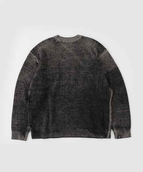 OBEY(オベイ)の「OBEY / オベイ SPRAY EFFECT SWEATER(ニット/セーター・メンズ・ブラック/ブラウン・MEDIUM/LARGE)」の6枚目の写真