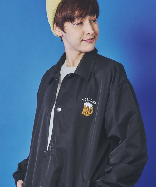 JACKROSE（ジャックローズ）の「YOIDORE ﾋﾞｰﾙ好き ｺｰﾁｼﾞｬｹｯﾄ（その他アウター・メンズ・ブラック・M/L/XL）」の6枚目の写真