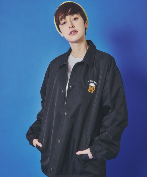 JACKROSE（ジャックローズ）の「YOIDORE ﾋﾞｰﾙ好き ｺｰﾁｼﾞｬｹｯﾄ（その他アウター・メンズ・ブラック・M/L/XL）」の8枚目の写真