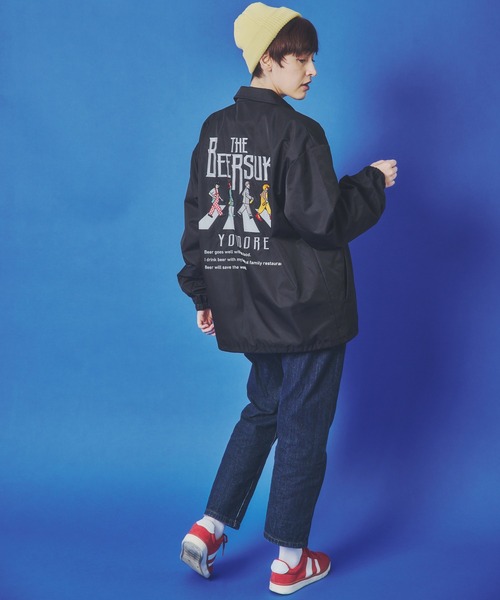 JACKROSE（ジャックローズ）の「YOIDORE ﾋﾞｰﾙ好き ｺｰﾁｼﾞｬｹｯﾄ（その他アウター・メンズ・ブラック・M/L/XL）」の12枚目の写真