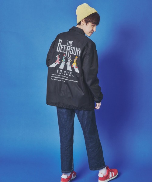 JACKROSE（ジャックローズ）の「YOIDORE ﾋﾞｰﾙ好き ｺｰﾁｼﾞｬｹｯﾄ（その他アウター・メンズ・ブラック・M/L/XL）」の13枚目の写真