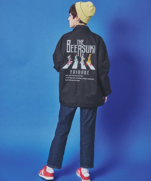 JACKROSE（ジャックローズ）の「YOIDORE ﾋﾞｰﾙ好き ｺｰﾁｼﾞｬｹｯﾄ（その他アウター・メンズ・ブラック・M/L/XL）」の14枚目の写真