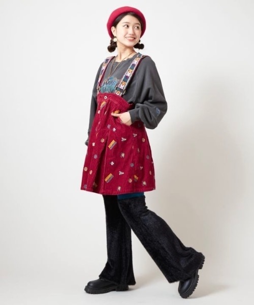 チャイハネ(チャイハネ)の「【チャイハネ】ルジャマルレギンス(レギンス/スパッツ・レディース・ブラック/パープル/ホワイト・FREE)」の8枚目の写真