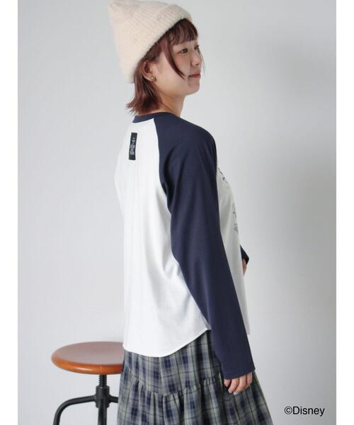 ehka sopo(エヘカソポ)の「【Disney】ナイトメアー・ビフォア・クリスマス/ラグランTシャツ(Tシャツ/カットソー・レディース・グレー/キナリ/オフホワイト・F)」の21枚目の写真