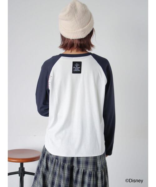 ehka sopo(エヘカソポ)の「【Disney】ナイトメアー・ビフォア・クリスマス/ラグランTシャツ(Tシャツ/カットソー・レディース・グレー/キナリ/オフホワイト・F)」の22枚目の写真