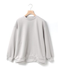 MidiUmi | MidiUmi スムースダブルニットスウェットプルオーバー(Tシャツ/カットソー)