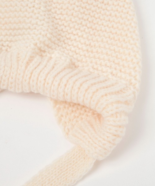 LAKOLE（ラコレ）の「ニットリボンワッチ / 581884（ニットキャップ/ビーニー・レディース・ブラック/オフホワイト・FREE）」の7枚目の写真