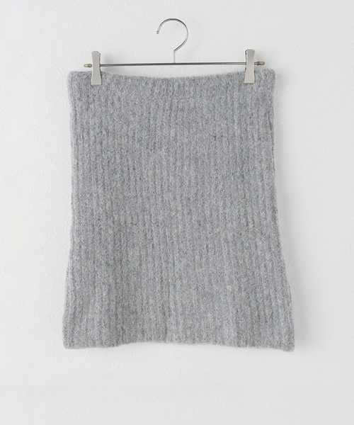 .blacktogrey / ブラックトゥーグレー Knitted ミニスカート