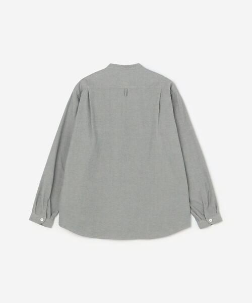 DANTON（ダントン）の「DANTON | コットンフランネル バンドカラーシャツ MEN（シャツ/ブラウス・メンズ・オリーブ/グレー・42/44/40）」の8枚目の写真