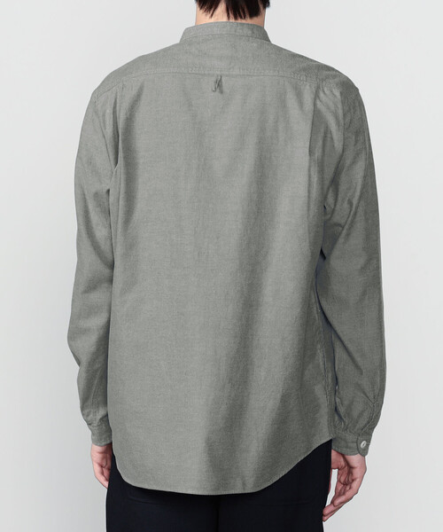DANTON（ダントン）の「DANTON | コットンフランネル バンドカラーシャツ MEN（シャツ/ブラウス・メンズ・オリーブ/グレー・42/44/40）」の6枚目の写真