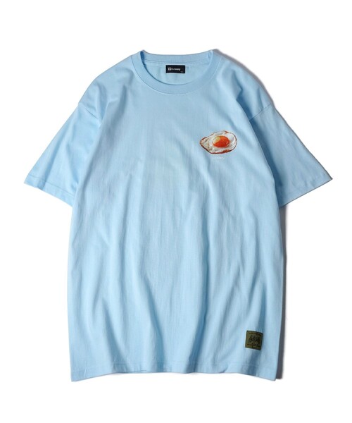Subciety(サブサエティ)の「Sunny side up tee(Tシャツ/カットソー・メンズ・ブラック/スカイブルー/ホワイト・SMALL/MEDIUM/LARGE/X-LARGE/XX-LARGE)」の17枚目の写真