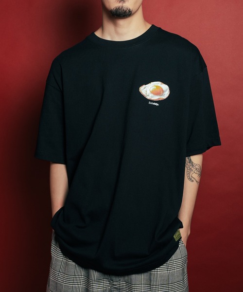 Subciety（サブサエティ）の「Sunny side up tee（Tシャツ/カットソー・メンズ・ブラック/スカイブルー/ホワイト・SMALL/MEDIUM/LARGE/X-LARGE/XX-LARGE）」の8枚目の写真