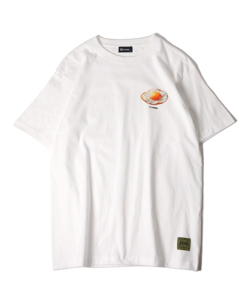Subciety（サブサエティ）の「Sunny side up tee（Tシャツ/カットソー・メンズ・ブラック/スカイブルー/ホワイト・SMALL/MEDIUM/LARGE/X-LARGE/XX-LARGE）」の4枚目の写真