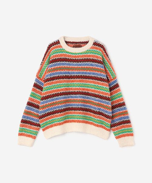 MONITALY(モニタリー)の「monitaly | フェアアイル ニットプルオーバー MEN(ニット/セーター・メンズ・ホワイト系その他・M/L)」の2枚目の写真