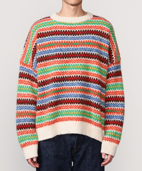 MONITALY(モニタリー)の「monitaly | フェアアイル ニットプルオーバー MEN(ニット/セーター・メンズ・ホワイト系その他・M/L)」の7枚目の写真