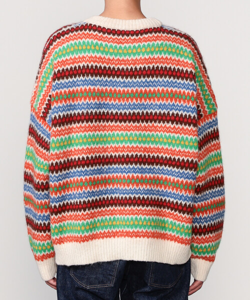 MONITALY(モニタリー)の「monitaly | フェアアイル ニットプルオーバー MEN(ニット/セーター・メンズ・ホワイト系その他・M/L)」の9枚目の写真