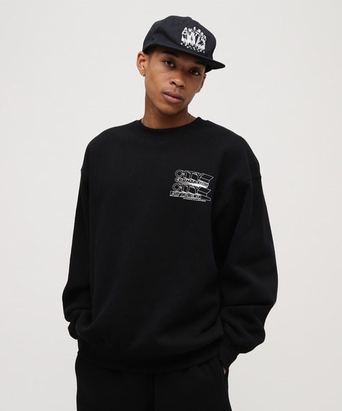 CITY COUNTRY CITY(シティーカントリーシティー)の「《AVIREX × CITY COUNTRY CITY》SIGNATURE CREW SWEAT / シグネチャー クルー スウェット / アヴィレックス / シティーカントリーシティー(スウェット・メンズ・ブラック/グレー・L/M/S/XL)」の6枚目の写真