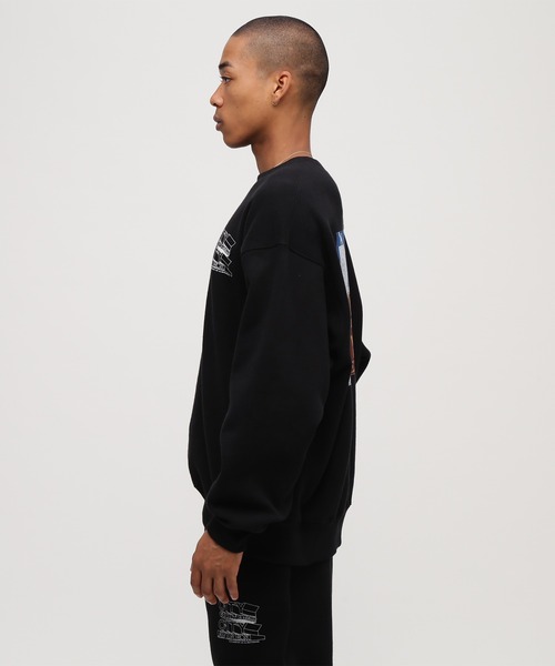 CITY COUNTRY CITY(シティーカントリーシティー)の「《AVIREX × CITY COUNTRY CITY》SIGNATURE CREW SWEAT / シグネチャー クルー スウェット / アヴィレックス / シティーカントリーシティー(スウェット・メンズ・ブラック/グレー・L/M/S/XL)」の10枚目の写真