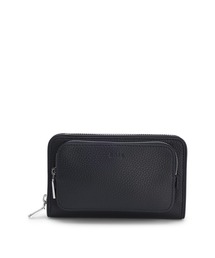 BOSS（ボス）の「イタリアンレザー クロスボディバッグ ポリッシュロゴメタルパーツ（ボディバッグ/ウエストポーチ）」