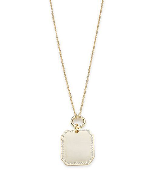 Mila Owen（ミラオーウェン）の「ラインストーンコインスライダーネックレス（ネックレス・レディース・シルバー/ゴールド・F）」の3枚目の写真