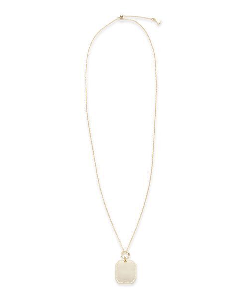 Mila Owen（ミラオーウェン）の「ラインストーンコインスライダーネックレス（ネックレス・レディース・シルバー/ゴールド・F）」の4枚目の写真