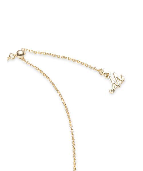 Mila Owen（ミラオーウェン）の「ラインストーンコインスライダーネックレス（ネックレス・レディース・シルバー/ゴールド・F）」の6枚目の写真