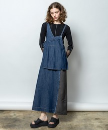 新品未使用タグ付き AULA AILA アウラアイラ オーバーオール サロペット AULA AILA サロペット オーバーオール サスペンダーサロペット