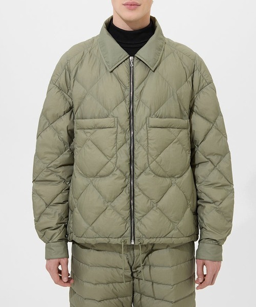 IENKI IENKI（イエンキイエンキ）の「【IENKI IENKI】BLAZE JACKET MAN　ホワイトグースダウン/防水・防風機能付き（ダウンジャケット/コート・メンズ・ブラック/カーキ・M/L）」の14枚目の写真