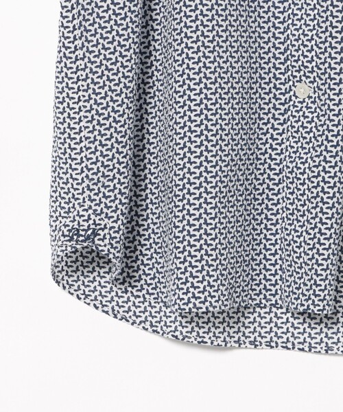 BEAMS HEART（ビームスハート）の「シアサッカー バタフライプリント カッタウェイカラー シャツ 26SS（シャツ/ブラウス・メンズ・ネイビー・X-LARGE/SMALL/LARGE/MEDIUM）」の11枚目の写真