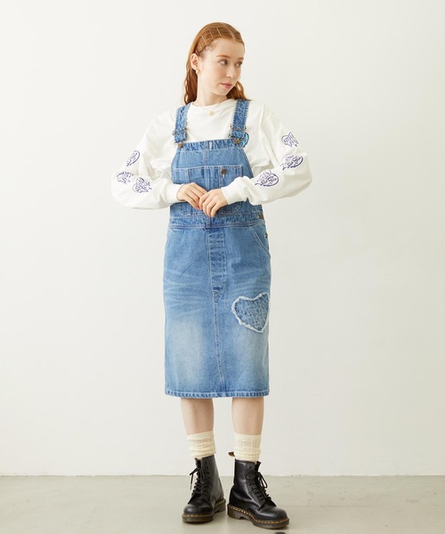 MILKFED.(ミルクフェド)の「MELTY HEART WIDE L/S TEE(Tシャツ/カットソー・レディース・ホワイト/ブラック/ライトピンク・M/L)」の14枚目の写真