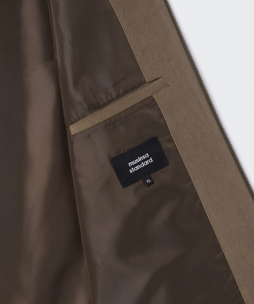 MUSINSA STANDARD（ムシンサスタンダード）の「ブラシドリラックスドミニマルジャケット[ブラウン]（ブルゾン・メンズ・その他・MEDIUM/LARGE/X-LARGE/XX-LARGE）」の7枚目の写真