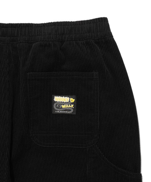 Wacky WiLLy(ワッキーウィリー)の「コーデュロイカーペンターパンツブラック(その他パンツ・レディース・その他・SMALL/MEDIUM/LARGE)」の7枚目の写真