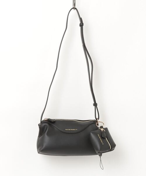 THEATRE PRODUCTS（シアタープロダクツ）の「レザレットポーチ付きショルダーバッグM（ショルダーバッグ・レディース・ブラック/ブラウン・FREE）」の16枚目の写真