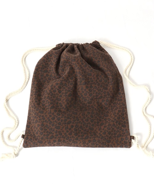 Salong hameu（サロン ハミュー）の「デニムパンツ風ナップサック/デニム/レオパード/カモフラ メンズ レディース ユニセックス（バックパック/リュック・レディース・ブラック系その他/レオパード/カモフラージュ/インディゴブルー・FREE）」の18枚目の写真