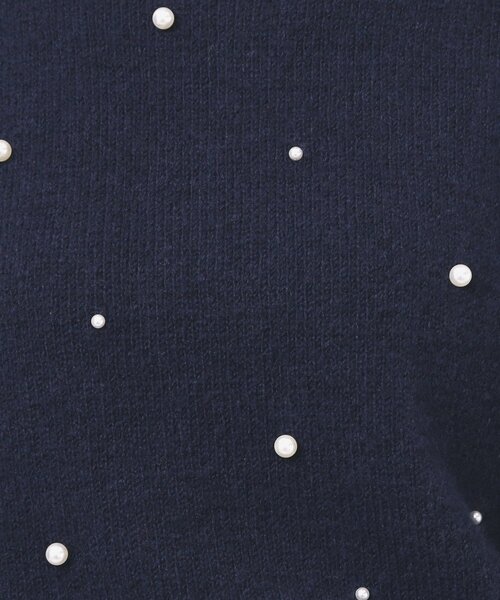 index（インデックス）の「フェイクパールふわふわニット【洗濯機OK】（ニット/セーター・レディース・ネイビー/ライトイエロー系/グレー・36/38/40/42）」の11枚目の写真