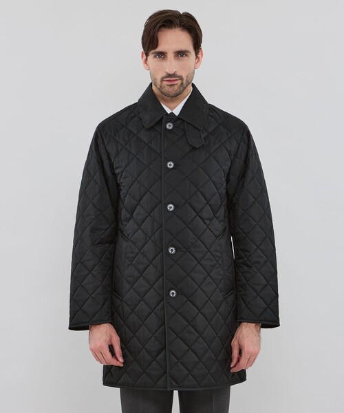 MACKINTOSH LONDON（マッキントッシュ ロンドン）の「【BLACK OF BLACKs】【WATSON LONG】シンセティックキルティングアウター（ステンカラーコート・メンズ・ブラック・38/40/42）」の3枚目の写真