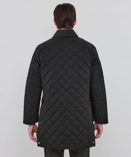 MACKINTOSH LONDON（マッキントッシュ ロンドン）の「【BLACK OF BLACKs】【WATSON LONG】シンセティックキルティングアウター（ステンカラーコート・メンズ・ブラック・38/40/42）」の5枚目の写真