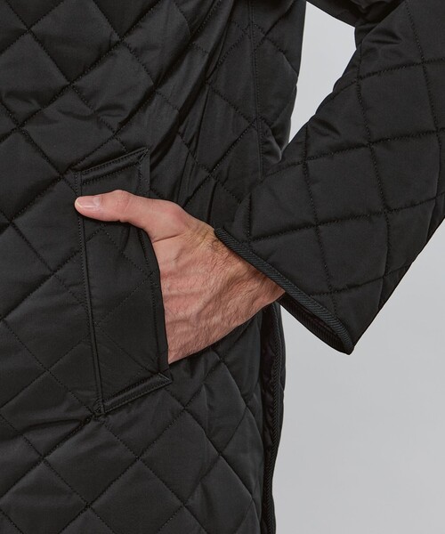 MACKINTOSH LONDON（マッキントッシュ ロンドン）の「【BLACK OF BLACKs】【WATSON LONG】シンセティックキルティングアウター（ステンカラーコート・メンズ・ブラック・38/40/42）」の7枚目の写真