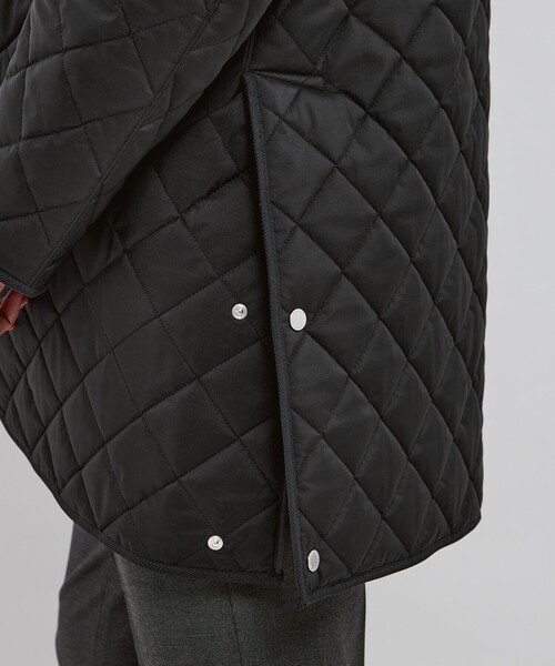 MACKINTOSH LONDON（マッキントッシュ ロンドン）の「【BLACK OF BLACKs】【WATSON LONG】シンセティックキルティングアウター（ステンカラーコート・メンズ・ブラック・38/40/42）」の8枚目の写真