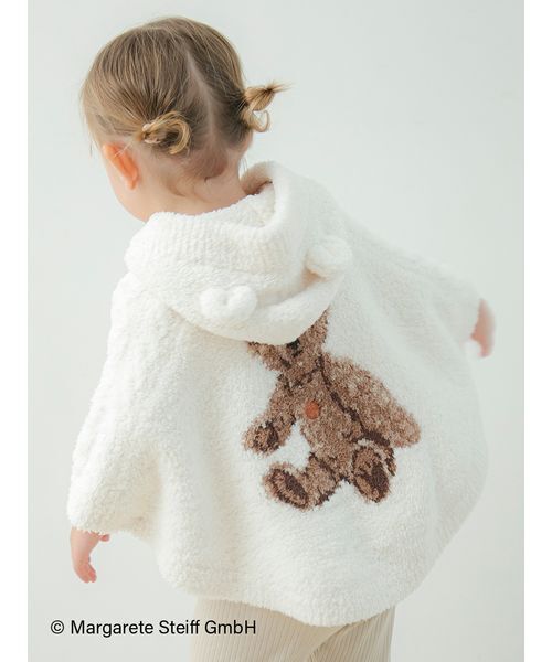 gelato pique(ジェラートピケ)の「【Steiff】【BABY】パウダージャガードポンチョ(その他ベビーウェア・キッズ・クリーム・80)」の3枚目の写真