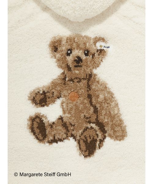 gelato pique(ジェラートピケ)の「【Steiff】【BABY】パウダージャガードポンチョ(その他ベビーウェア・キッズ・クリーム・80)」の7枚目の写真