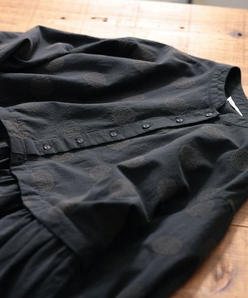 soulberry（ソウルベリー）の「ドット刺繍のワンピース（ワンピース・レディース・ブラック・5L/4L/3L/LL/L/M）」の17枚目の写真