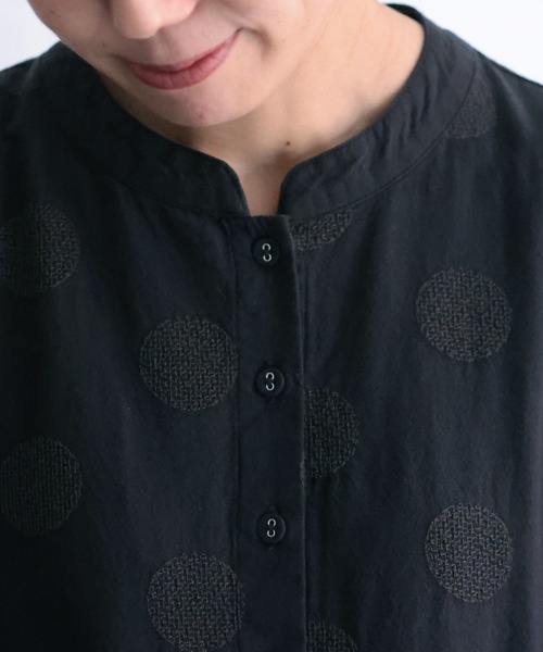 soulberry（ソウルベリー）の「ドット刺繍のワンピース（ワンピース・レディース・ブラック・5L/4L/3L/LL/L/M）」の16枚目の写真