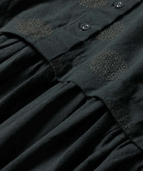 soulberry（ソウルベリー）の「ドット刺繍のワンピース（ワンピース・レディース・ブラック・5L/4L/3L/LL/L/M）」の10枚目の写真