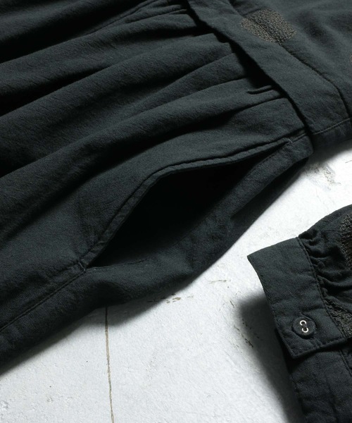 soulberry（ソウルベリー）の「ドット刺繍のワンピース（ワンピース・レディース・ブラック・5L/4L/3L/LL/L/M）」の9枚目の写真